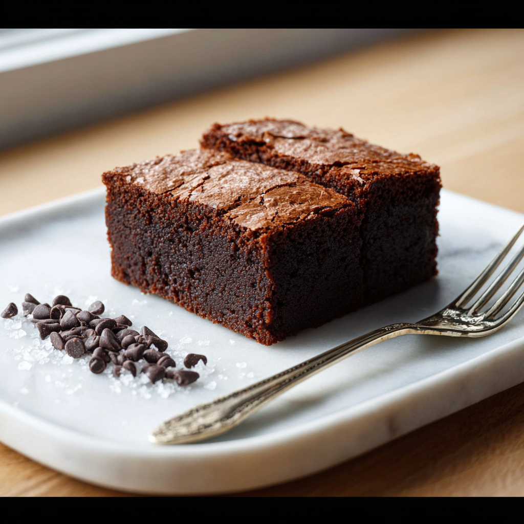 8-Ingredient Fudgy Healthy Brownie Recipe