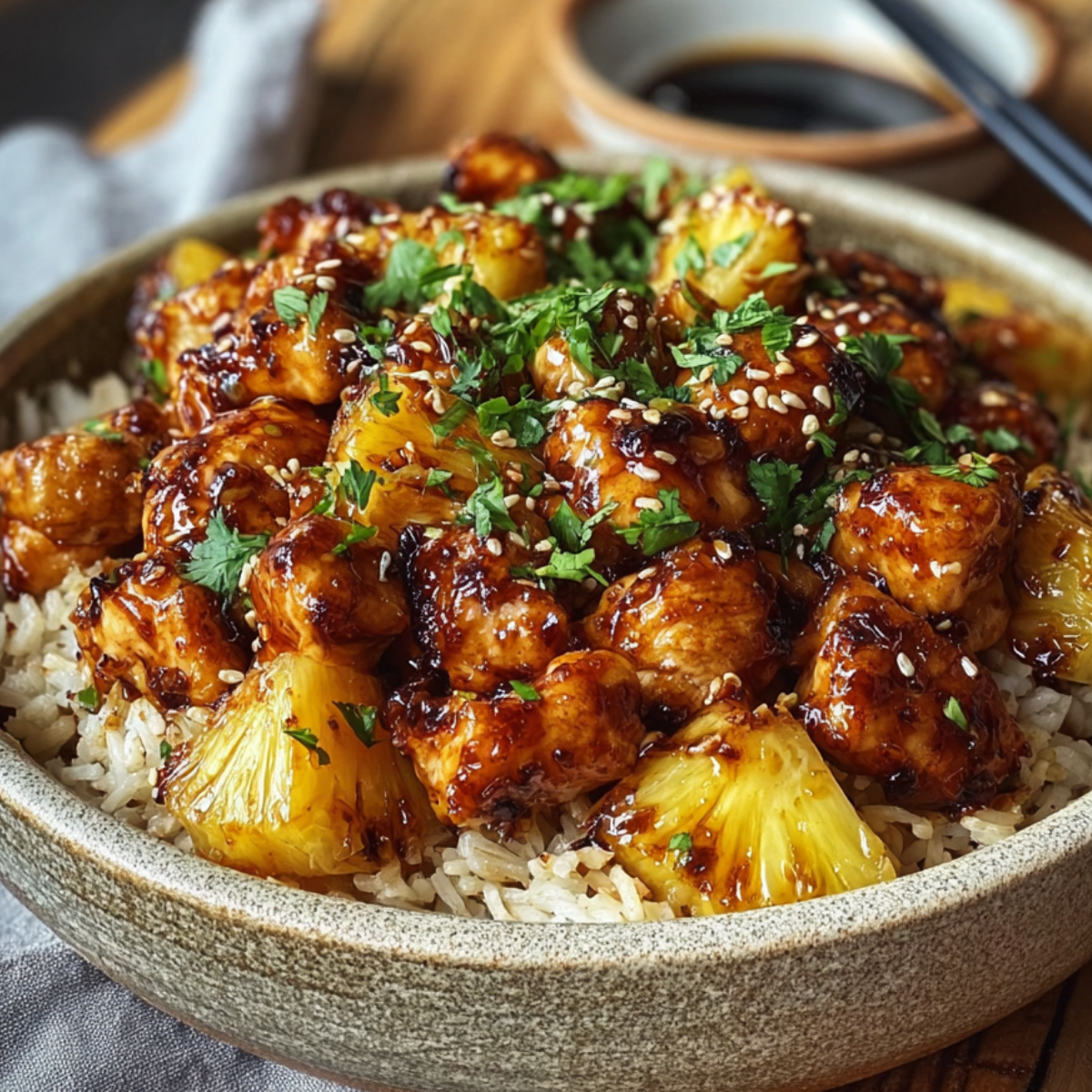 The Best Pineapple Chicken and Rice