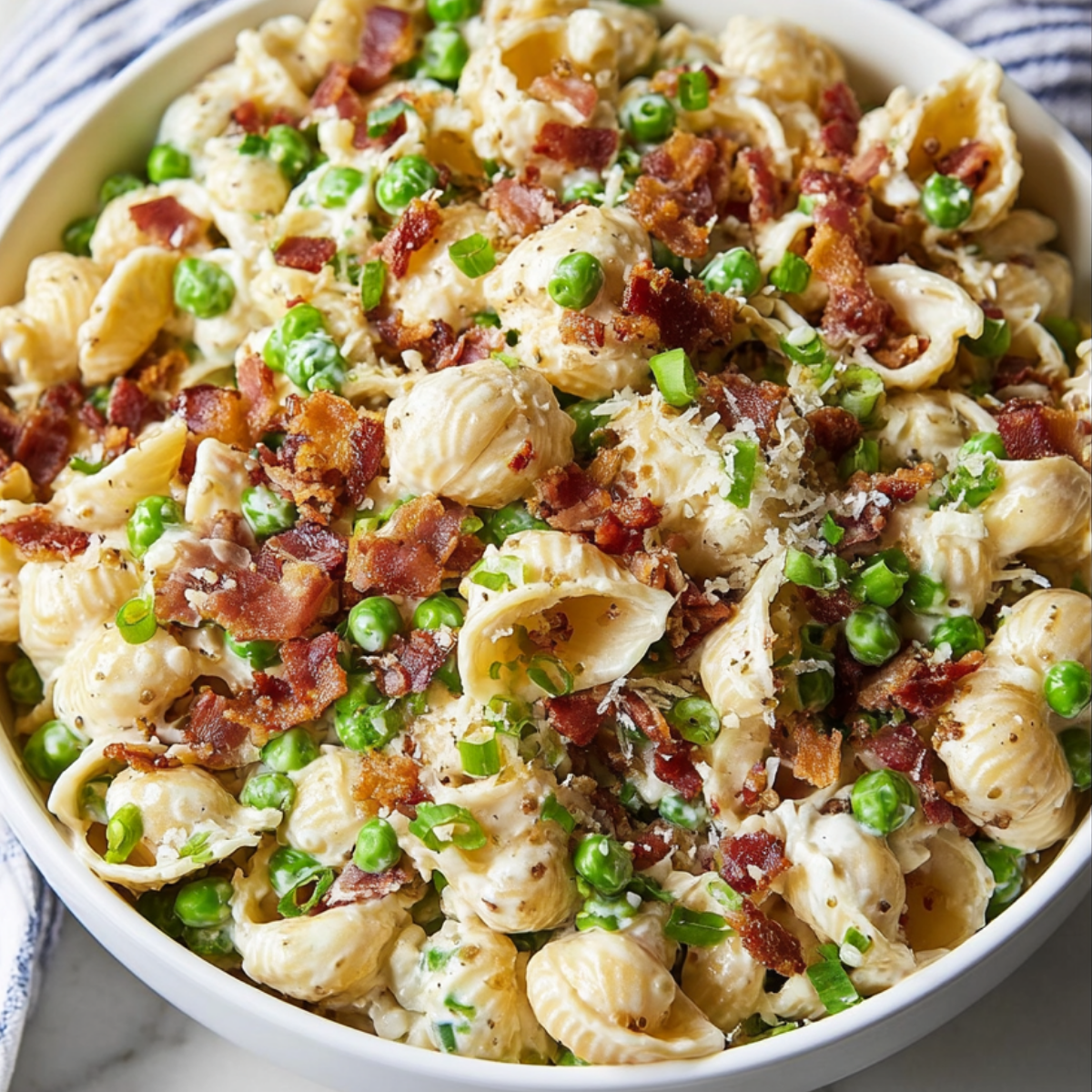 4-Step Irresistible Creamy Pasta Salad